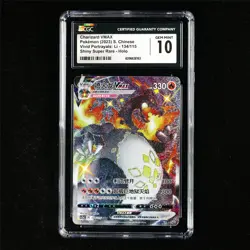CGC 10 GEM MINT 2023 Pokemon CHN Charizard VMAX 134/115 SSR - Image 2