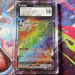 Pokemon Garbodor VMAX Evolving Skies 216/203 Rainbow Rare Holo CGC 10 - Image 1