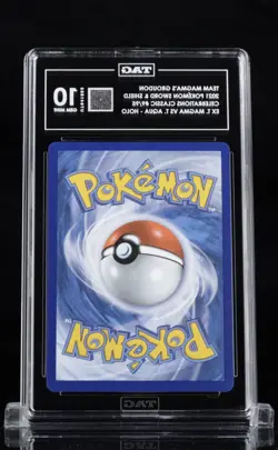Team Magma's Groudon 2021 Pokemon Sword & Shield Celebrations #9/95 Holo Tag 10 - Image 3