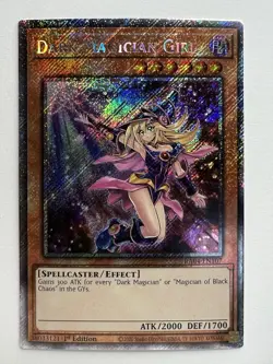 Yugioh - Dark Magician Girl (7th Art) - Platinum Secret - 1st - RA04-EN107 - NM - Image 1