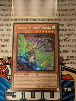 Radiant Typhoon Krosea- DOOD-EN015-Secret Rare-1st Edition Yugioh! - Image 1