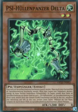 yugioh PSI-Hullenpanzer Delta OP25-DE005 SUPER RARE DEUTSCH - Image 1