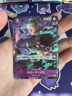 Roronoa Zoro Promo Purple Promotional Pack EX Vol.2 OP09-076 One Piece Card - Image 1
