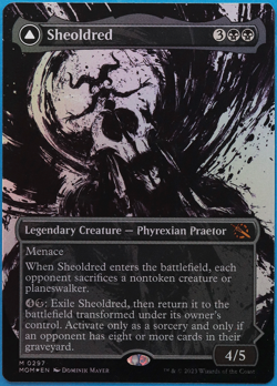 Sheoldred The True Scriptures (Showcase) FOIL March of the Machine NM (500511) - Image 1