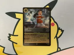 Disney Lorcana TCG Fabled Lilo Best Explorer Ever Cold Foil 174/204 Super Rare - Image 1