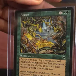 Wizards of the Coast Aluren Tempest Rare Green Enchantment Card Regular English - Image 5