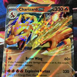 Charizard Ex #161 Sv: Scarlet & Violet Era Pokemon Promo Cards Holo - Image 5