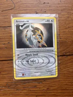 Pokemon Arceus AR5 Arceus Set Holo Rare Basic Card English 2009 - Image 1