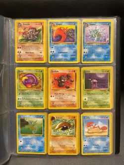 Vintage Pokemon Cards Collection Bundle No Duplicates 1999 WOTC Jungle Fossil - Image 1