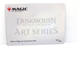 Waltz of Rage - Duskmourn House of Horror - Gold Stamped - Art Card - 35/54 - Image 2