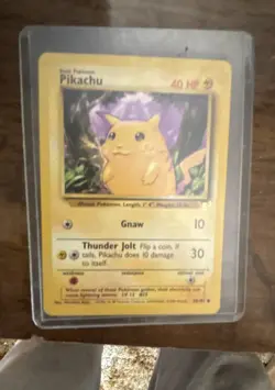 Pikachu - ( Stamped) 058/102 Miscellaneous Cards & Products Regular - Image 1