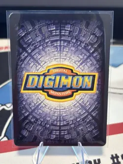 VINTAGE 2001 Metalgarurumon ST-85 HOLO FOIL DIGI BATTLE CARD LP-NM - Image 2