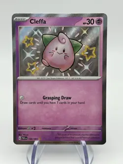 Cleffa 150/091 - Shiny Holo Rare - Paldean Fates Pokemon Card (A1) - Image 1
