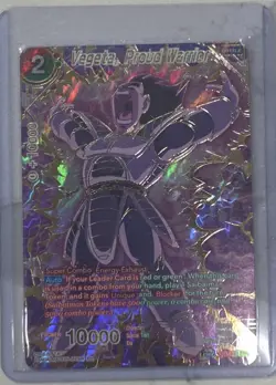 Bandai Vegeta, Proud Warrior Ultimate Squad Foil Battle Card BT17-132 SPR - Image 1