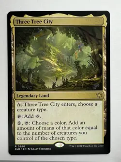 Three Tree City Bloomburrow Magic: The Gathering Card, NM-Mint, English Edition - Image 1