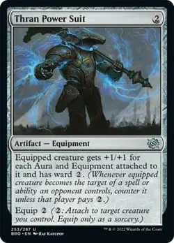 [1x] Thran Power Suit - Foil Near Mint, English The Brothers' War MTG Magic - Image 1