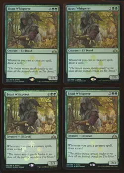 4x Beast Whisperer Foil Promo Guilds Ravnica LP/NM Playset Magic the Gathering - Image 5