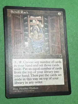 **Scroll Rack** Tempest, Magic the Gathering -MTG- Moderately Played (MP) - Image 4