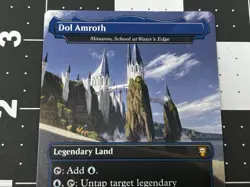 Dol Amroth - Minamo, School at Water's Edge (Borderless) MTG LOTR Regular - Image 2