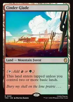 Cinder Glade - Surge Foil TMC NM MTG - Image 1
