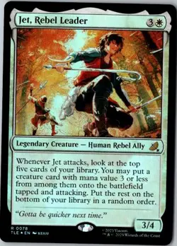 MTG, Jet, Rebel Leader NM FOIL Avatar TLA - Image 1