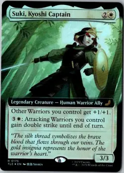 MTG, Suki, Kyoshi Captain (Extended Art) NM FOIL Avatar TLA - Image 1