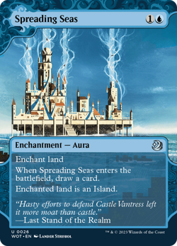 x1 Spreading Seas WOT Enchanting Tales MTG 26 UNCOMMON M/NM 1x - Image 1