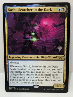 Nashi, Searcher in the Dark - Duskmourn: House of Horror - Rare - Promo- DSK 223 - Image 1