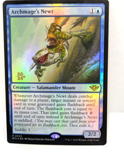 Archmage's Newt - Outlaws of Thunder Junction - Rare -Prerelease -Foil - OTJ 039 - Image 1