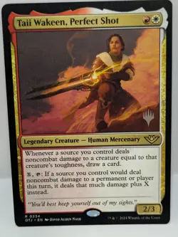 Taii Wakeen, Perfect Shot - Outlaws of Thunder Junction - Promo - Rare - OTJ 234 - Image 1