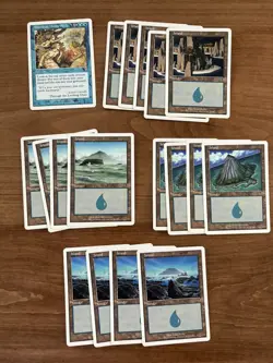 2001 MTG 7th Edition Theme Deck Bomber Mono Blue English WOC06238 EUC - Image 3