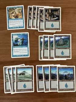 2001 MTG 7th Edition Theme Deck Bomber Mono Blue English WOC06238 EUC - Image 5