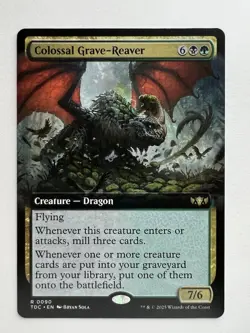 Colossal Grave-Reaver (Extended Art) Commander: Tarkir: Dragonstorm Regular - Image 1