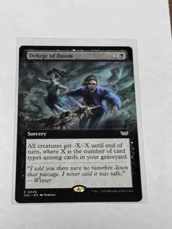 Deluge of Doom Extended Art Duskmourn: House of Horror #48 - Image 1