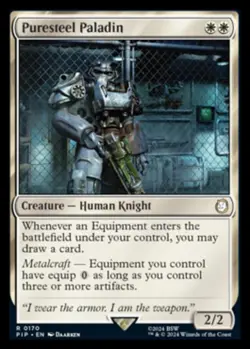 Puresteel Paladin - Universes Beyond: Fallout (PIP) - Image 1