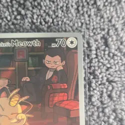 The Pokemon Company Team Rocket's Meowth DR1 Full Art Holo Rare 203/182 2025 - Image 3