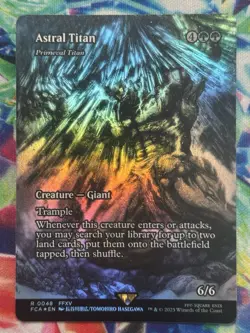 Astral Titan - Primeval Titan (Showcase) Final Fantasy: Through the Ages Foil - Image 1