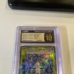 Pokemon Wellspring Mask Ogerpon ex 208/187 CGC 10 Special Art Rare Holo Japanese - Image 2