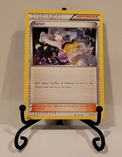 Pokemon TCG: Karen-XY177 Black Star Promo - Image 1