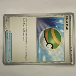 Pokemon TCG Nest Ball 181/198 2023 Scarlet & Violet Uncommon Card - NM - Image 3