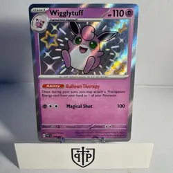 Pokemon TCG - Wigglytuff 147/091 Paldean Fates - Shiny Rare Holo - NM - Image 1
