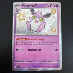 Pokemon TCG - Wigglytuff 147/091 Paldean Fates - Shiny Rare Holo - NM - Image 5