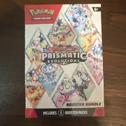 Pokemon Scarlet & Violet Prismatic Evolutions Booster Box, 6 booster Packs - Image 1