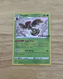 Flapple 022/192 EB Games Promo Holo Near Mint | Rebel Clash Pokemon TCG - Image 1