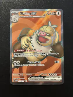 Pokemon TCG Slaking ex 227/191 Surging Sparks Full Art Holo NM - Image 1