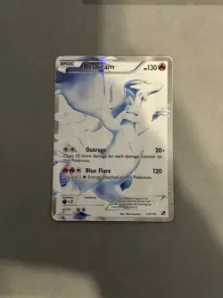 Pokemon Reshiram (113 Full Art) 113/114 Black & White - Image 1
