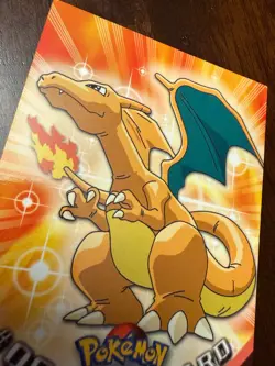 Topps 1999 Blue Label Charizard #6 Pokemon TV Animation Ed. Series 1, Near-Mint - Image 3