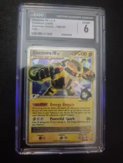 Electivire FB LV.X Pokemon 2009 Supreme Victor's 144/147 Graded CGC 6 EX/NM 1:29 - Image 1