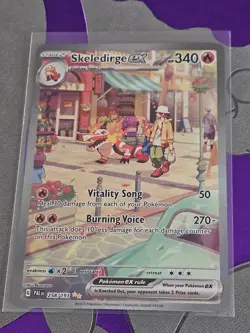 Pokemon TCG Skeledirge ex 258/193 Paldea Evolved Special Illustration Rare SIR - Image 1