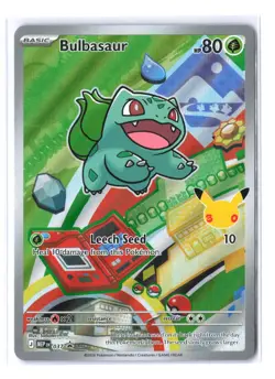 Pokemon TCG Bulbasaur MEP 037 First Partner Illustration Rare Promo NM - Image 1